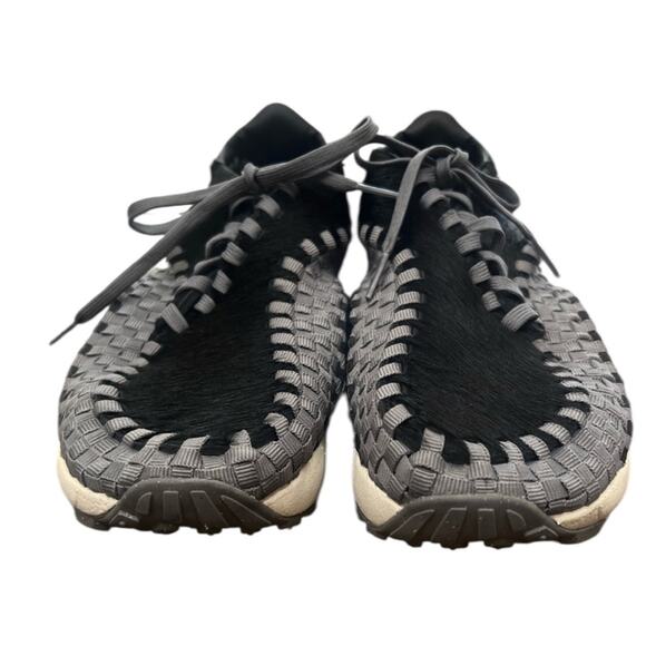 NWOT Nike Women’s Air Footscape Woven Sneaker Black/Grey – Sz 8 - Picture 5 of 11